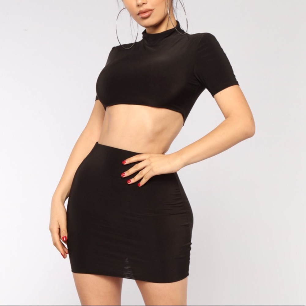 Black matching set, Fashion Nova